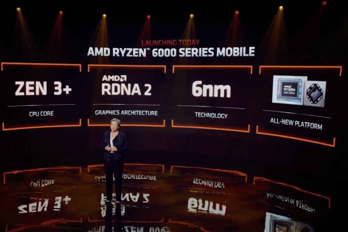 AMD تراشههای Ryzen 6000 را برای لپتاپها معرفی کرد؛ لیتوگرافی ۶ نانومتری، هستههای Zen 3+ و معماری RDNA 2