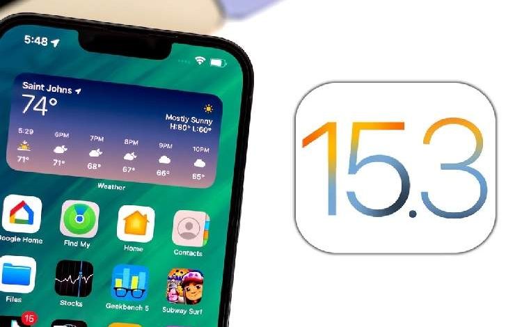اطلاعات جدیدی از زمان عرضه iOS نسخه ۱۵.۳