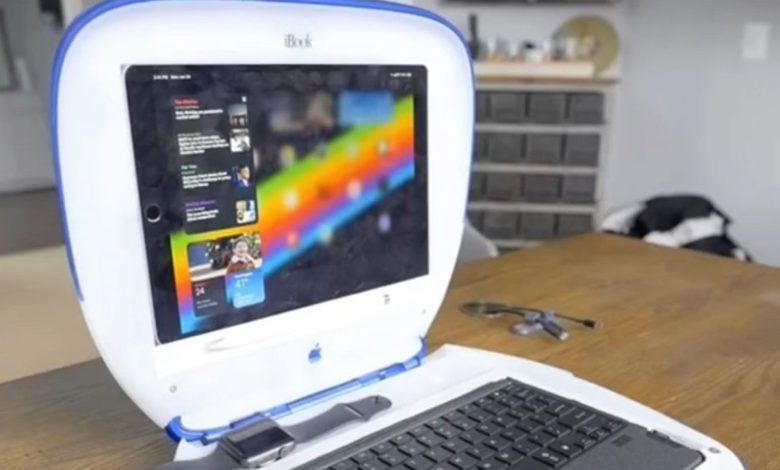 تماشاکنید: تبدیل iBook G3 قدیمی اپل به کیسی کاربردی برای آیپد