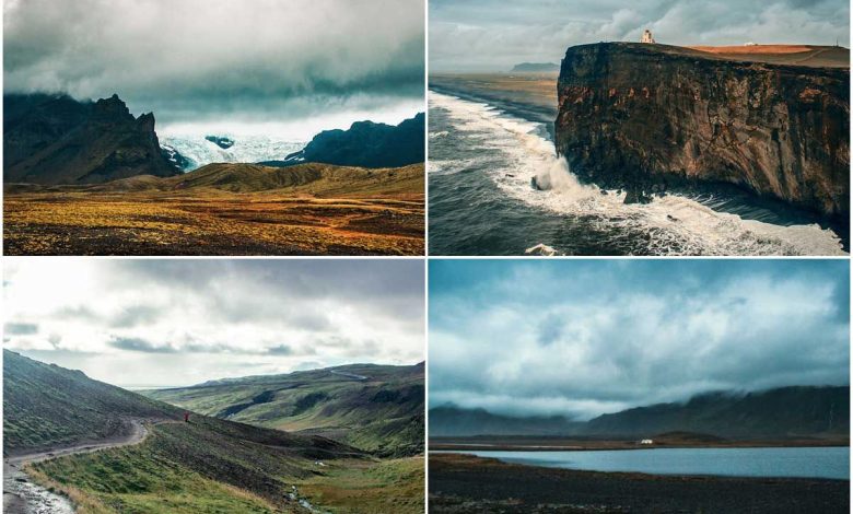 تصاویر آرامش‌بخش از چشم‌اندازهای ایسلند