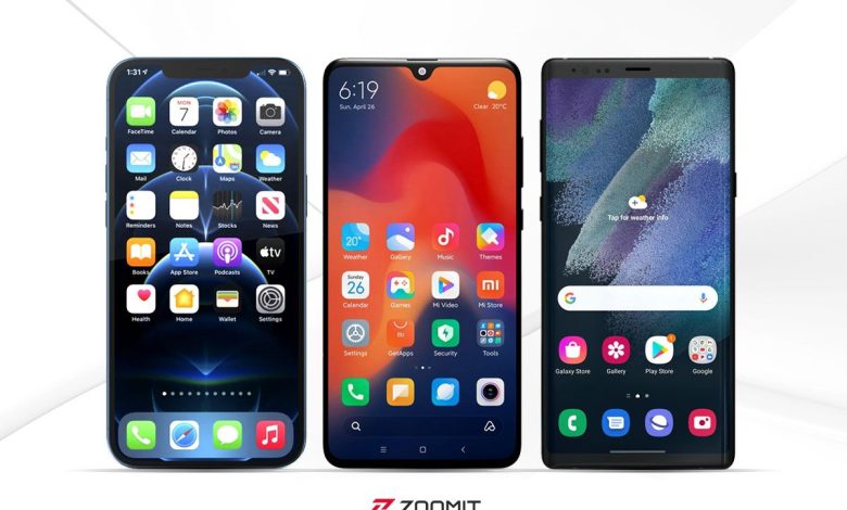 مقایسه رابط‌های کاربری پرطرفدار اندروید با iOS در گوشی‌های هوشمند