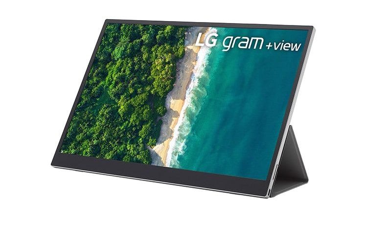 ال‌جی مانیتور قابل حمل ۱۶ اینچی Gram +View با وضوح WQXGA و وزن ۹۹۰ گرم را معرفی کرد