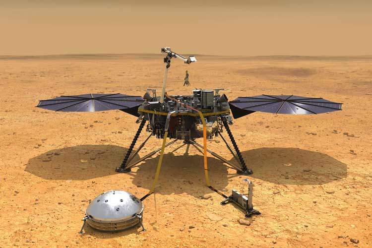 عملیات مریخ‌نورد InSight در مریخ پایان می‌یابد