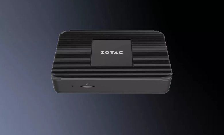 مینی پیسی جدید Zotac با ابعاد کیف پول و دو خروجی ۴K معرفی شد