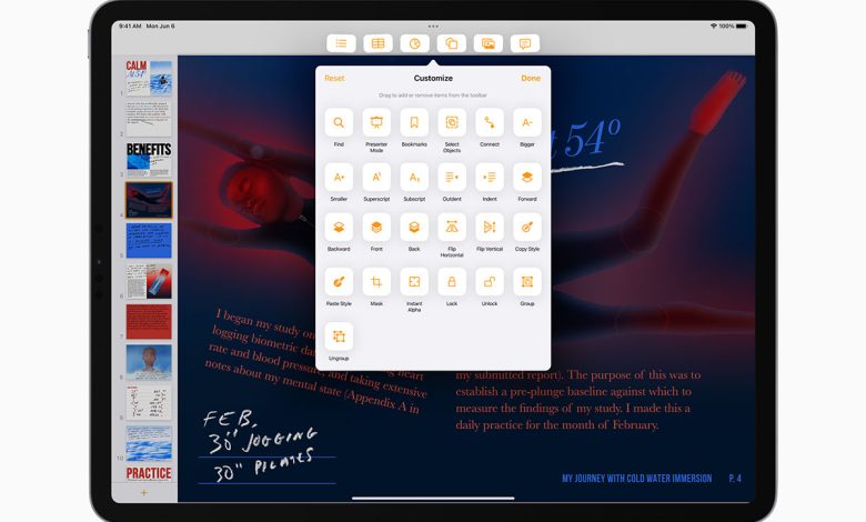 iPadOS 16 اپل با بهبود قابلیتهای چندوظیفگی معرفی شد