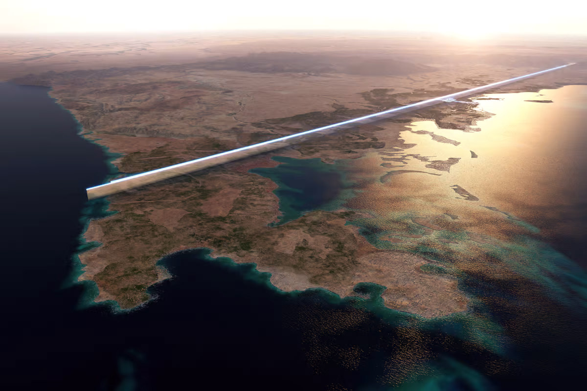 شهر آینده در بیابان؛ پروژه جاه‌طلبانه عربستان برای ساخت آسمان‌خراش ۱۷۰ کیلومتری