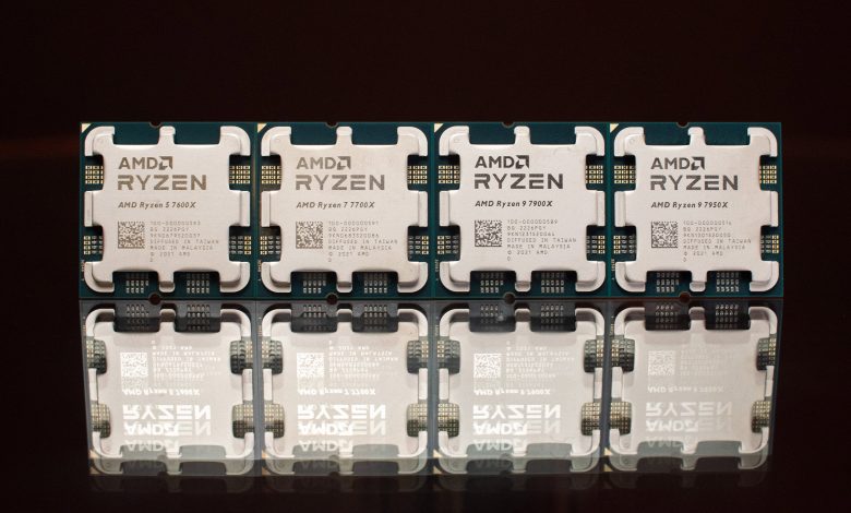 AMD می‌گوید پردازنده ۳۰۰ دلاری Ryzen 5 7600X تا ۱۷ درصد قوی‌تر از بهترین پردازنده حال حاضر اینتل است
