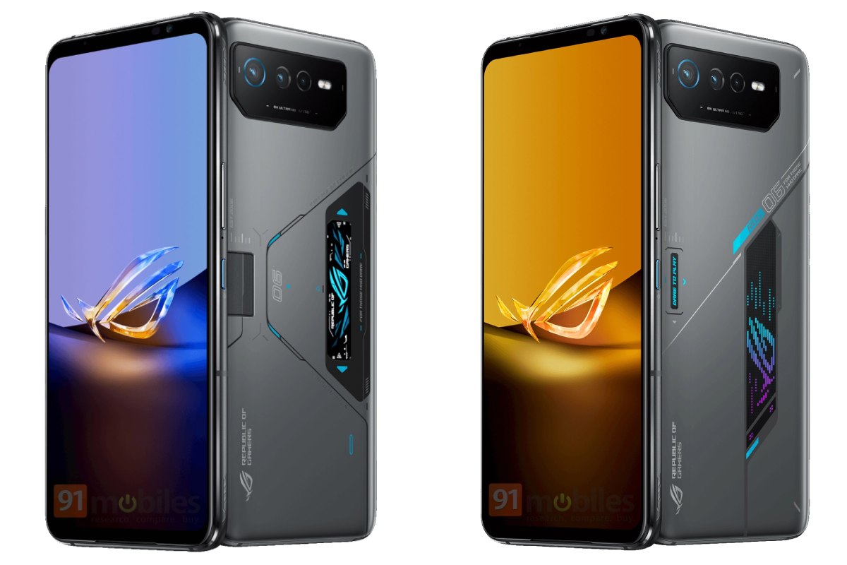 رندرهای سری ROG Phone 6D ایسوس، طراحی آشنای این گوشیهای گیمینگ را نشان میدهند