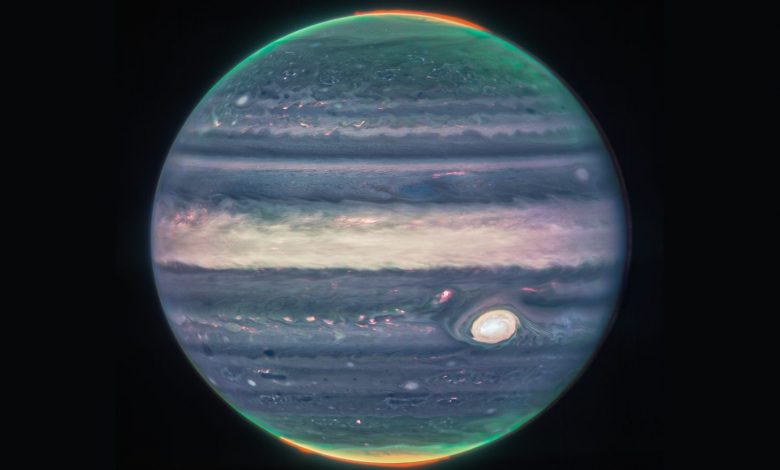 نمایش جزئیات بی‌سابقه از سیاره مشتری در تصاویر جدید تلسکوپ جیمز وب