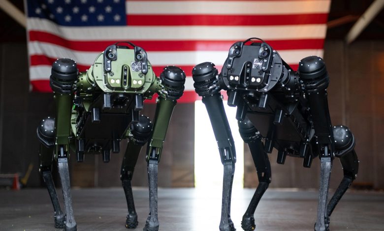 نیروی فضایی آمریکا برای گشت‌زنی از سگ‌های رباتیک استفاده می‌کند