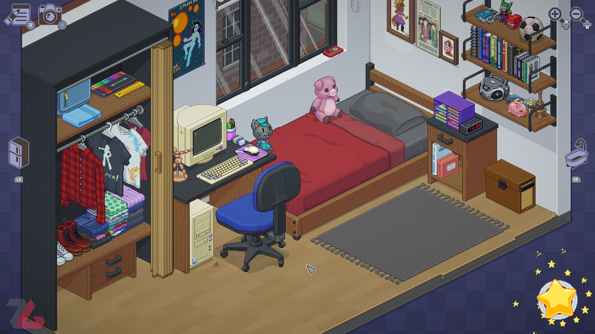 اتاق کوچک در بازی Unpacking