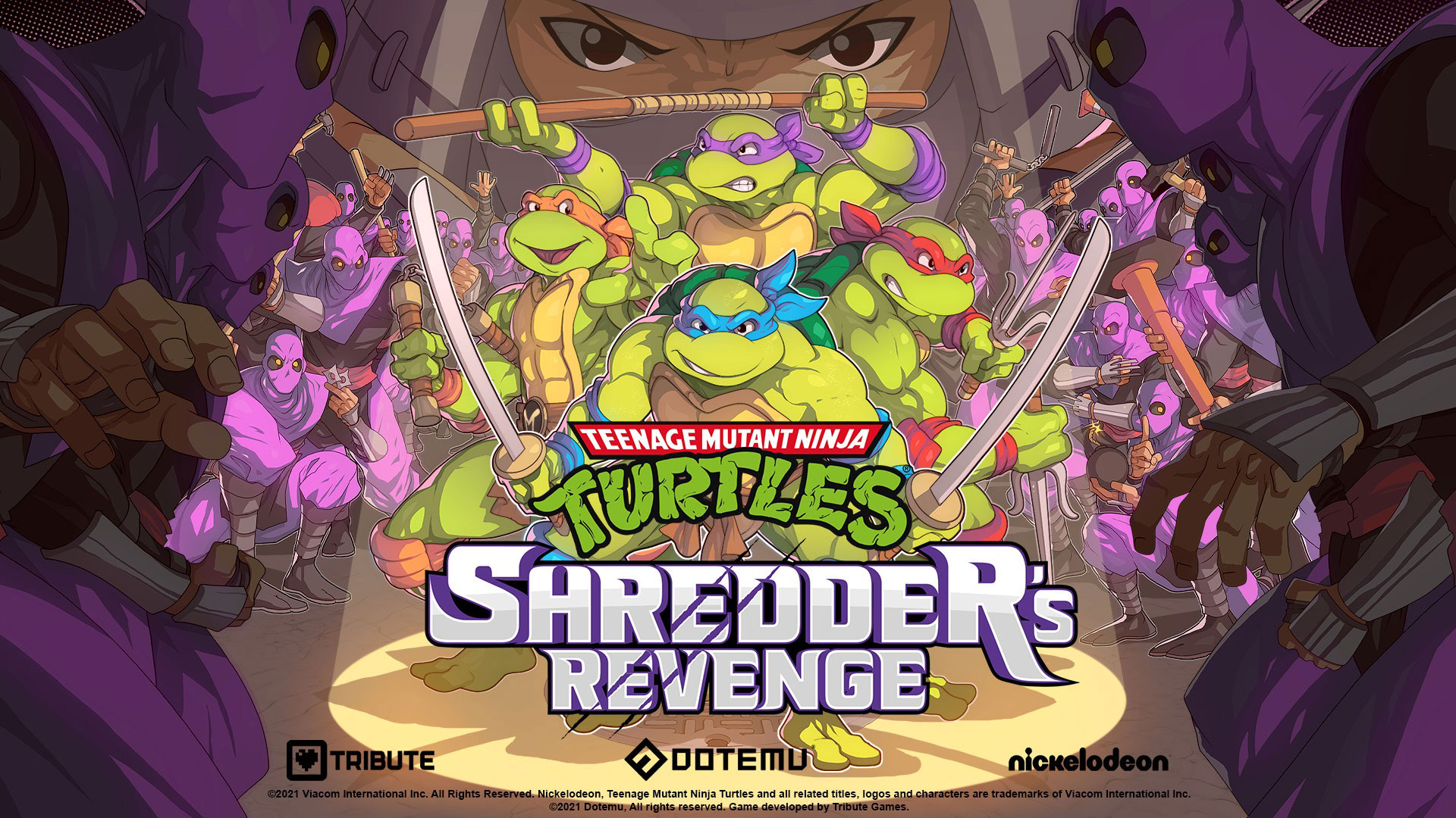 کاراکترهای بازی Teenage Mutant Ninja Turtles: Shredder's Revenge