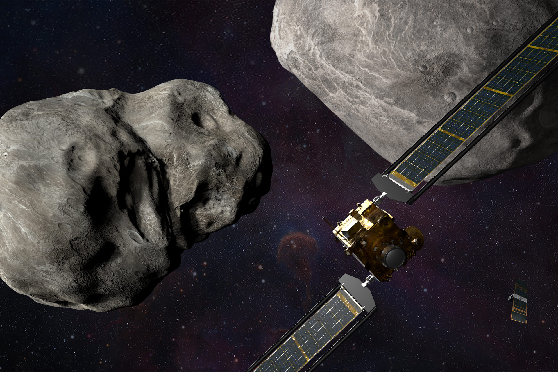 برخورد فضاپیمای دارت ناسا با سیارک دیمورفوس از نگاه تلسکوپ‌های زمینی