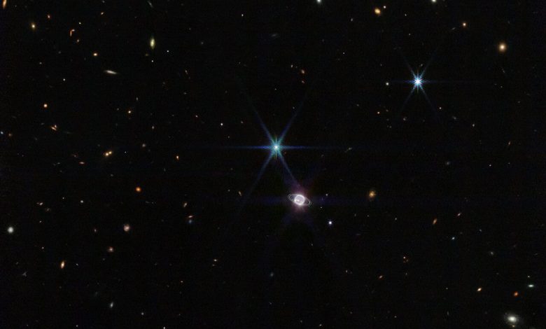 تصاویر جدید تلسکوپ جیمز وب، شکوه نپتون، حلقه‌ها و قمرهایش را نشان می‌دهند