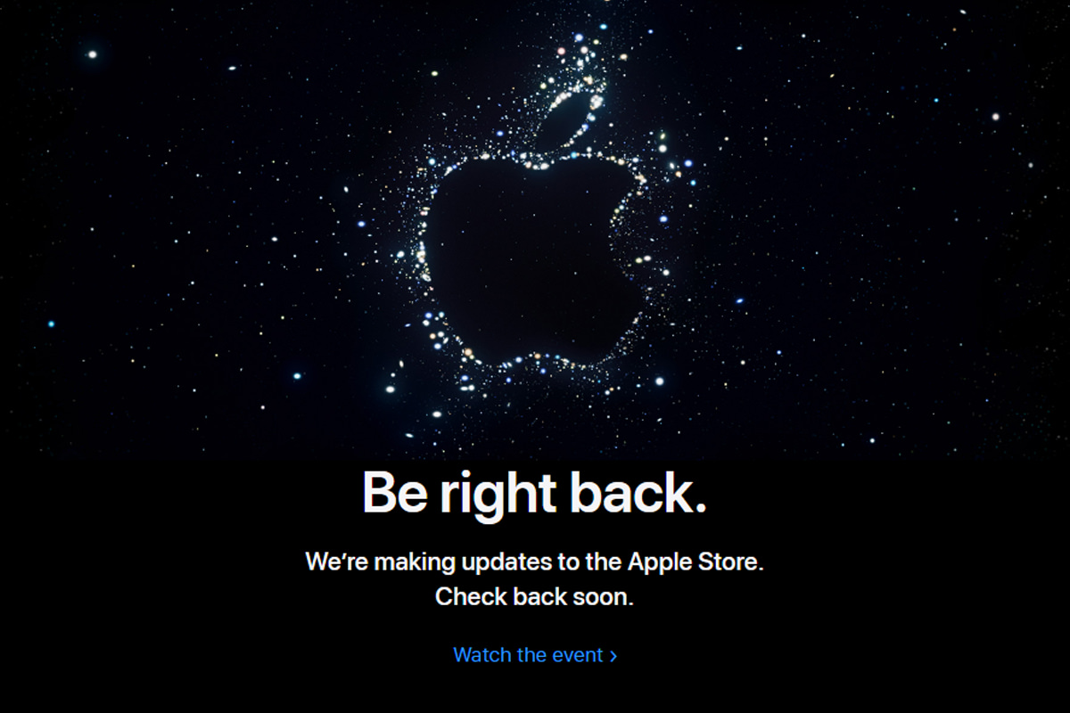 در آستانه رویداد Far Out، فروشگاه آنلاین اپل از دسترس خارج شد