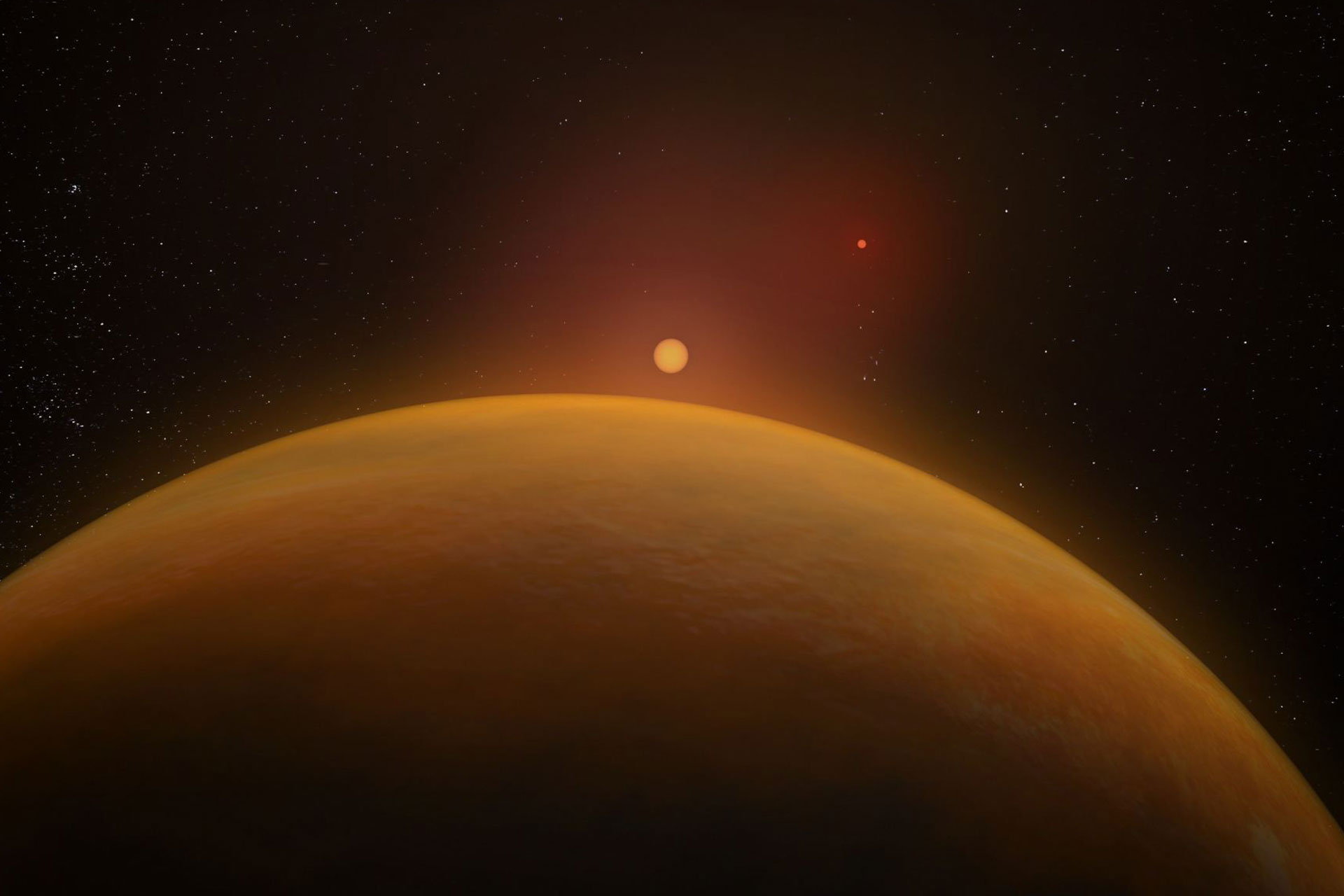 ساخت اولین مدل سه‌بعدی از سیاره‌ای که در منظومه‌ای دوتایی می‌چرخد