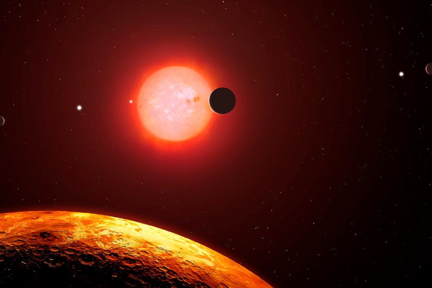 ستاره‌شناسان دو سیاره ابرزمین را در فاصله ۱۰۰ سال نوری شناسایی کرده‌اند