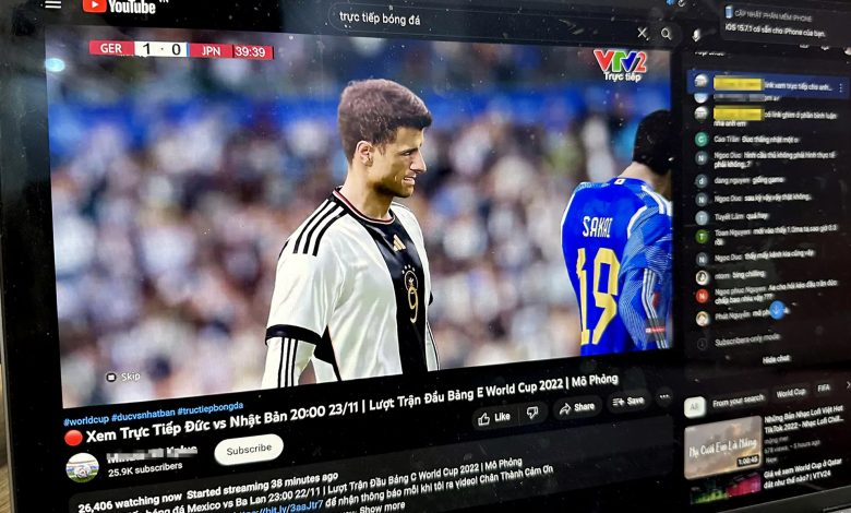 ده‌هاهزار نفر از کاربران یوتیوب بازی فیفا ۲۳ را با مسابقه جام جهانی اشتباه گرفتند