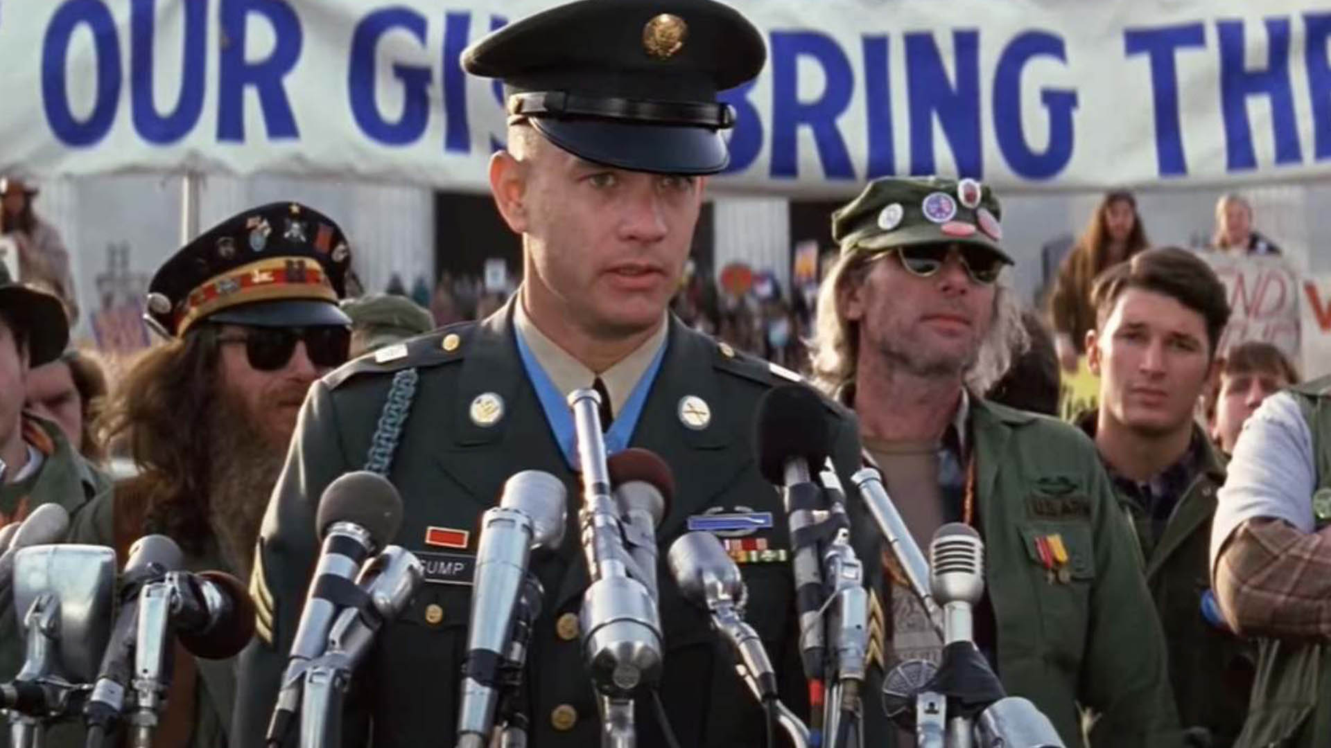 سخنرانی فارست گامپ درباره جنگ ویتنام فیلم Forrest Gump