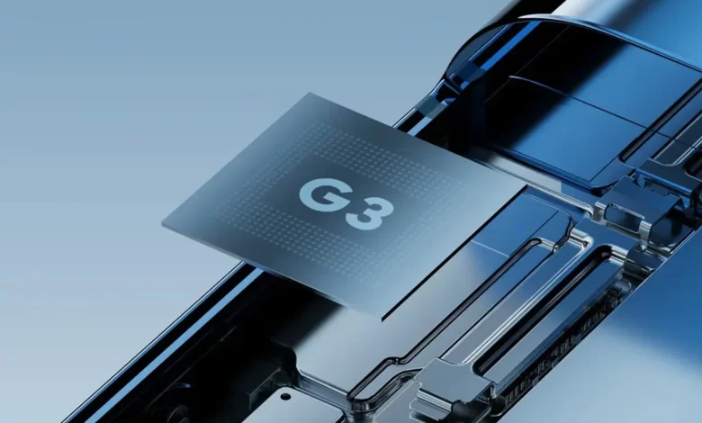 تراشه تنسور G3 با تمرکز بر هوش مصنوعی برای پیکسل ۸ معرفی شد