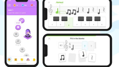 پلتفرم موسیقی Duolingo اصول نواختن آهنگ را با روش تعاملی به شما آموزش می‌دهد