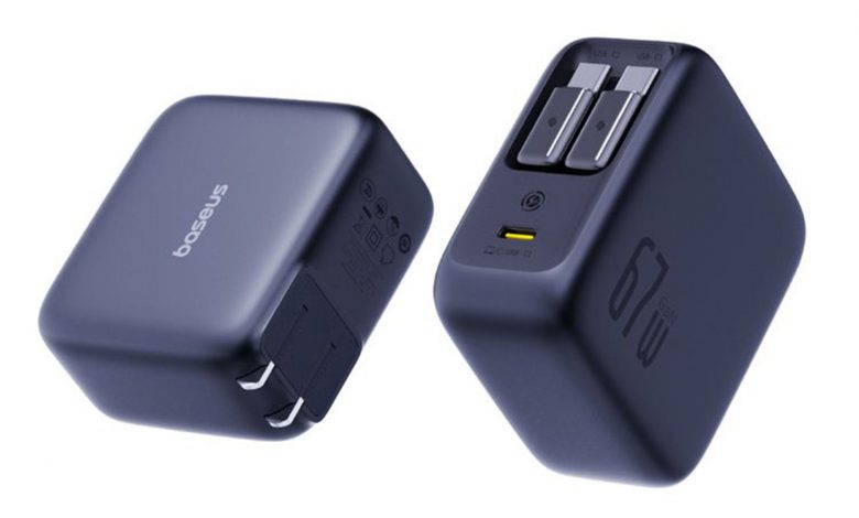 آداپتور ۶۷ واتی بیسوس، کابل USB-C سرِخود و جمعشونده هم دارد