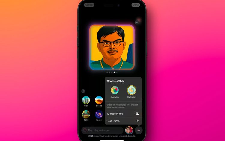 چگونه با ویژگی Image Wand در iOS 18.2 تصاویر هوش مصنوعی ایجاد کنید