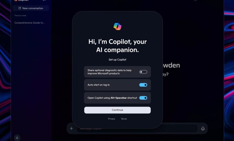 کوپایلت در ویندوز بازطراحی شد؛ تجربه‌ای جذاب‌تر با رابط کاربری بومی