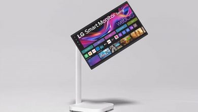مانیتور ۳۲ اینچی 4K جدید ال‌جی متحرک است!
