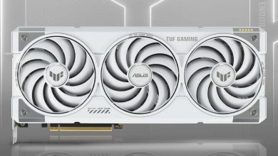 ایسوس مدل‌های سفارشی کارت گرافیک RTX 5070 را با رنگ سفید معرفی کرد