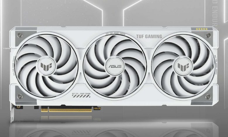 ایسوس مدلهای سفارشی کارت گرافیک RTX 5070 را با رنگ سفید معرفی کرد