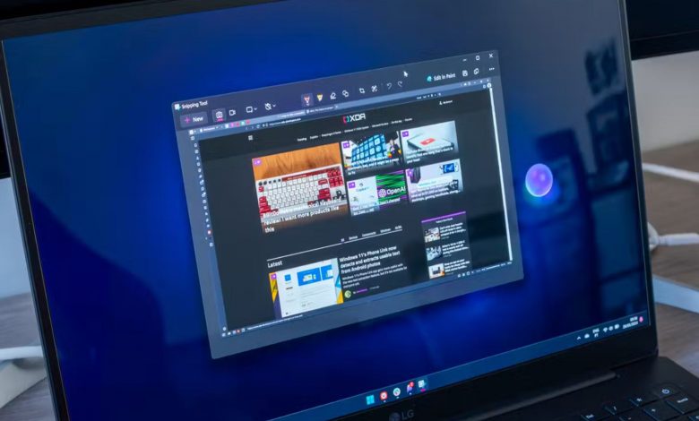 ساخت عکس متحرک با سرویس Snipping Tool ویندوز ۱۱ امکان‌پذیر شد