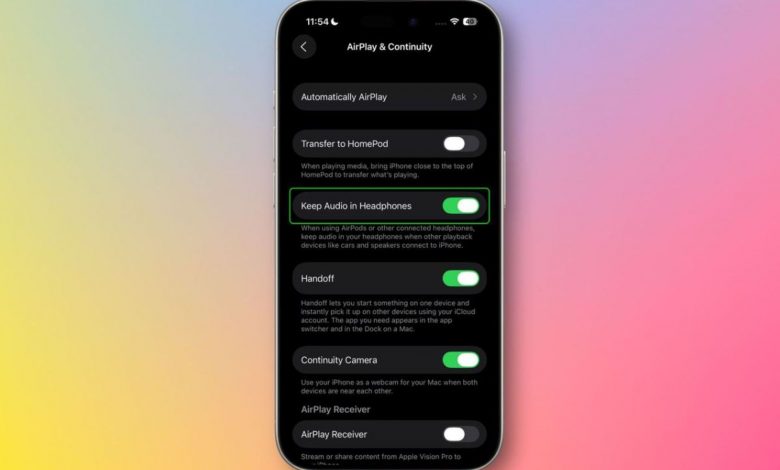آپدیت iOS 26 یکی از مشکلات آزاردهنده تنظیمات صدا را برطرف می‌کند