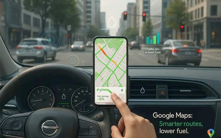 صرفه‌جویی قابل توجه در مصرف سوخت با کمک Google Maps