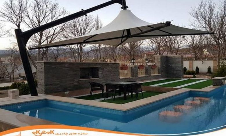 الاچیق چادری؛ ترکیب زیبایی‌شناسی و عملکرد در طراحی فضای باز
