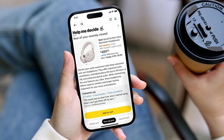 ابزار جدید هوش مصنوعی آمازون برای شخصیسازی خرید آنلاین