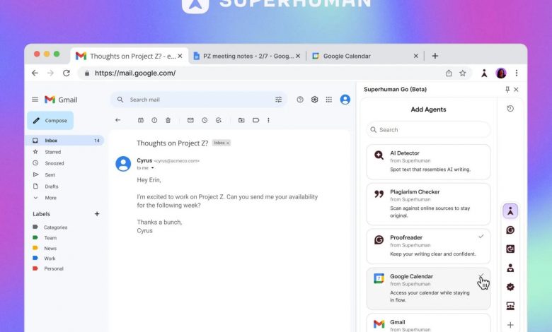 پلتفرم محبوب Grammarly به Superhuman تغییر نام داد