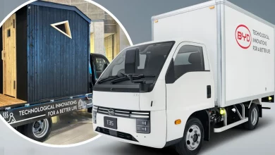 کامیونت برقی BYD رونمایی شد؛ مجهزبه سونای سیار