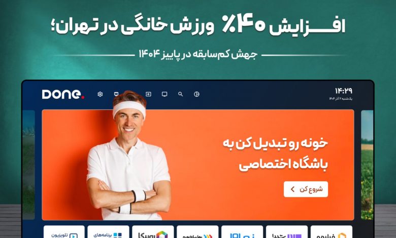 آلودگی هوا سبک زندگی تهرانیها را تغییر میدهد؛ افزایش ۴۰ درصدی استفاده از اپلیکیشنهای ورزش در خانه