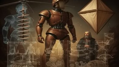 اختراعات مخفی داوینچی؛ ربات متحرک، تانک زرهی و لباس غواصی برای جنگ زیر آب!