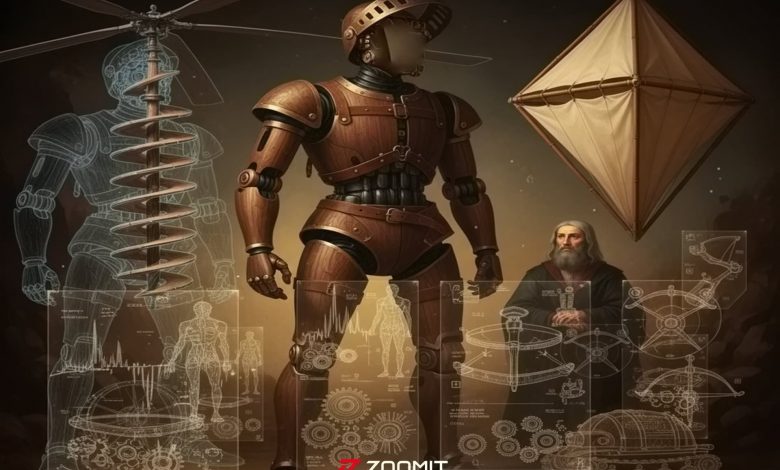 اختراعات مخفی داوینچی؛ ربات متحرک، تانک زرهی و لباس غواصی برای جنگ زیر آب!