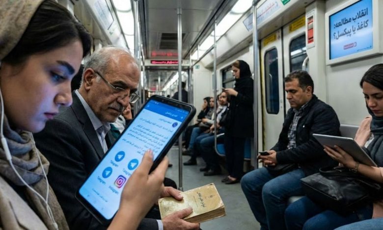 ایرانیها ۳ برابر بیشتر از کتاب، در شبکههای اجتماعی متن میخوانند