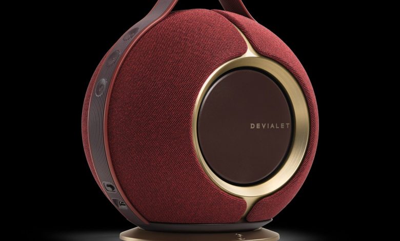 این اسپیکر قابل حمل به طلای ۲۴ عیار مزین است