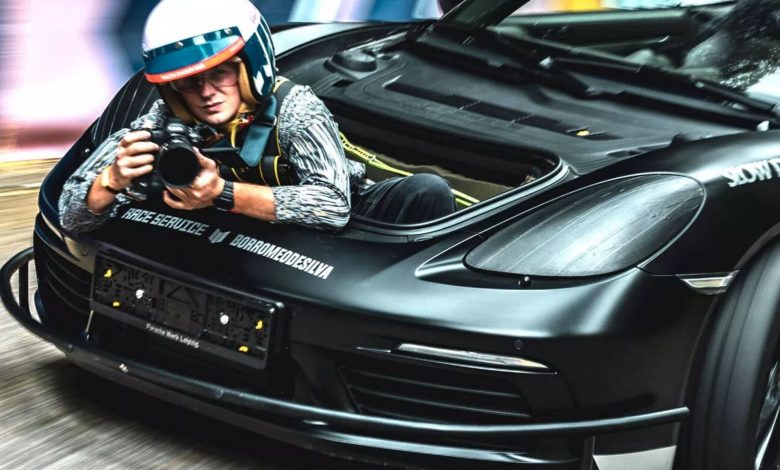 این خودرو فقط یک هدف دارد: عکاسی از پورشه!