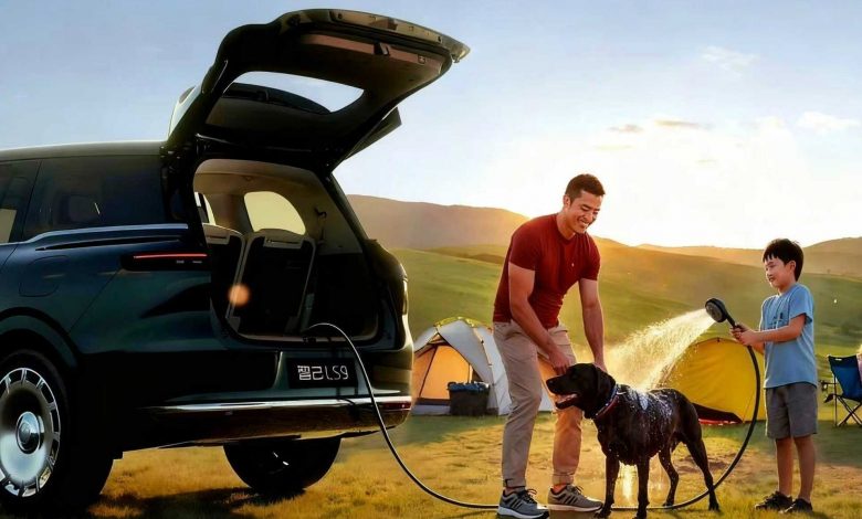 این شاسیبلند چینی به دوش صحرایی مجهز است