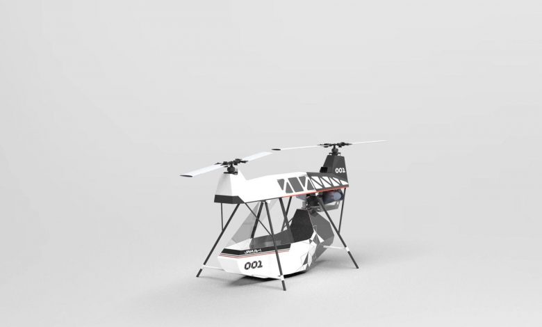 این هلیکوپتر شخصی در صندوق عقب خودرو جا می‌شود!