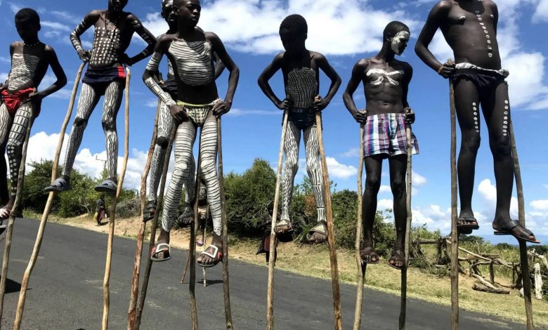 بحث تازه کاربران اینترنت: آیا راه رفتن با پایه‌های چوبی انرژی کمتری مصرف می‌کند؟