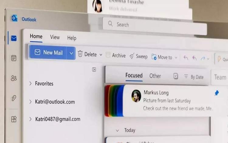 تحول اساسی اوتلوک با محوریت هوش مصنوعی و رهبری جدید در مایکروسافت