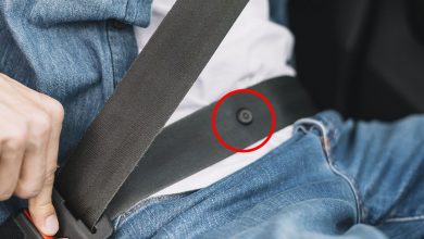 راز دکمه کوچک روی کمربند ایمنی خودرو چیست؟