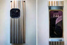 راهکار تضمینی برای ترک اعتیاد به گوشی: قاب فولادی ۲٫۷ کیلوگرمی!